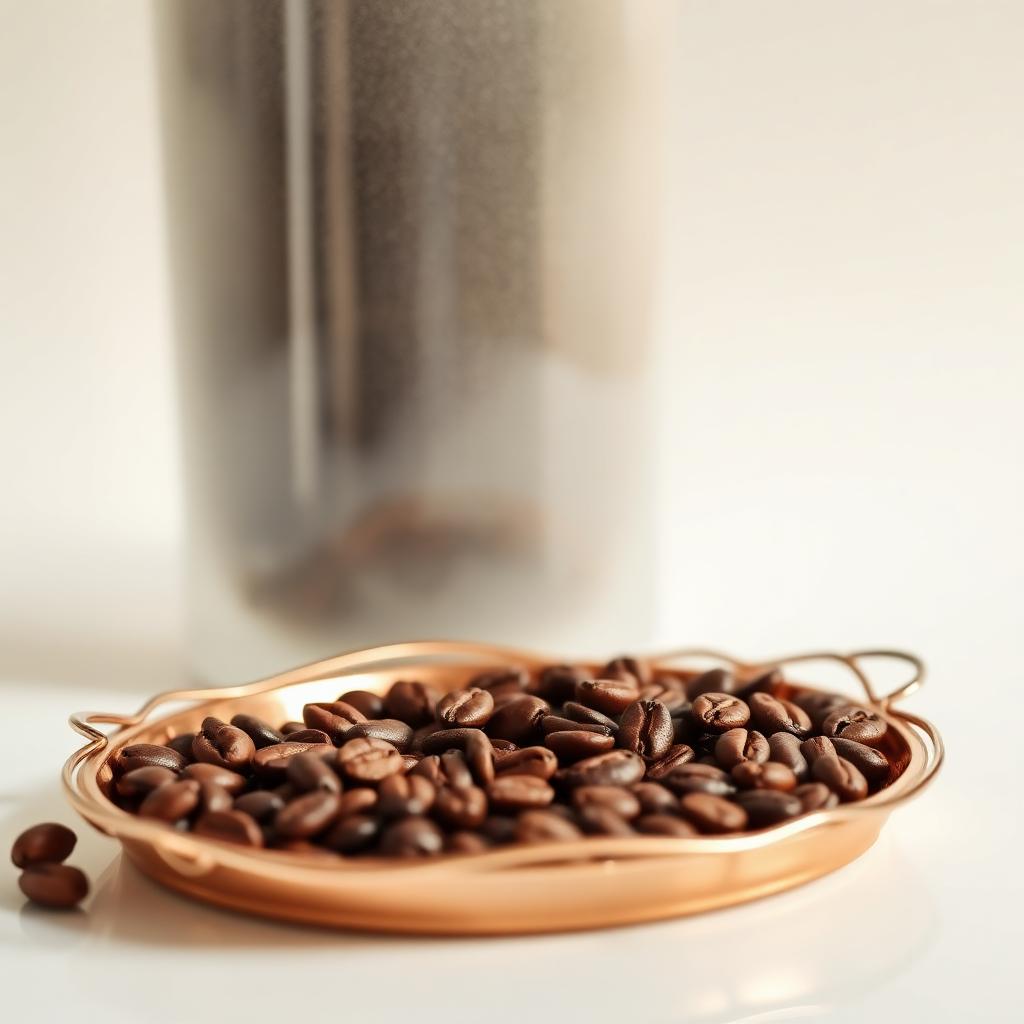 Premium ground coffee beans from a single-origin high-altitude Indian Arabica lot